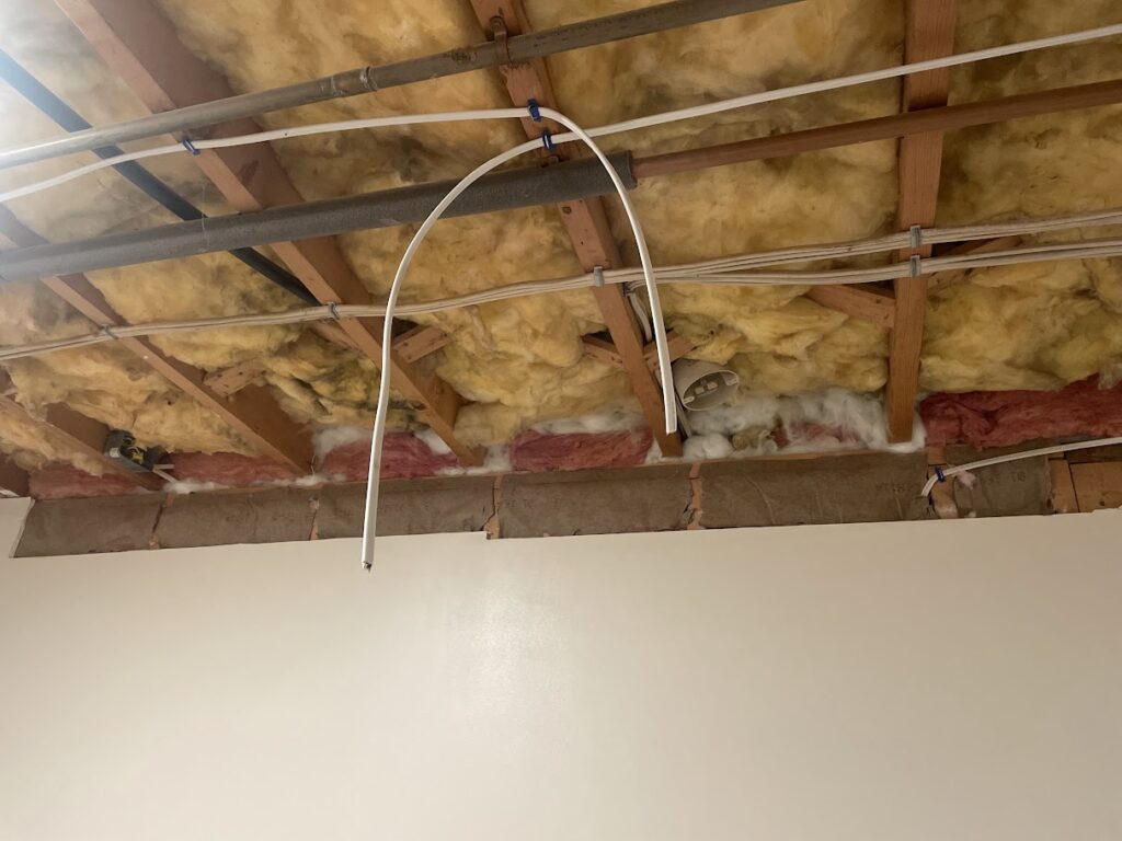 Wiring roughed in image