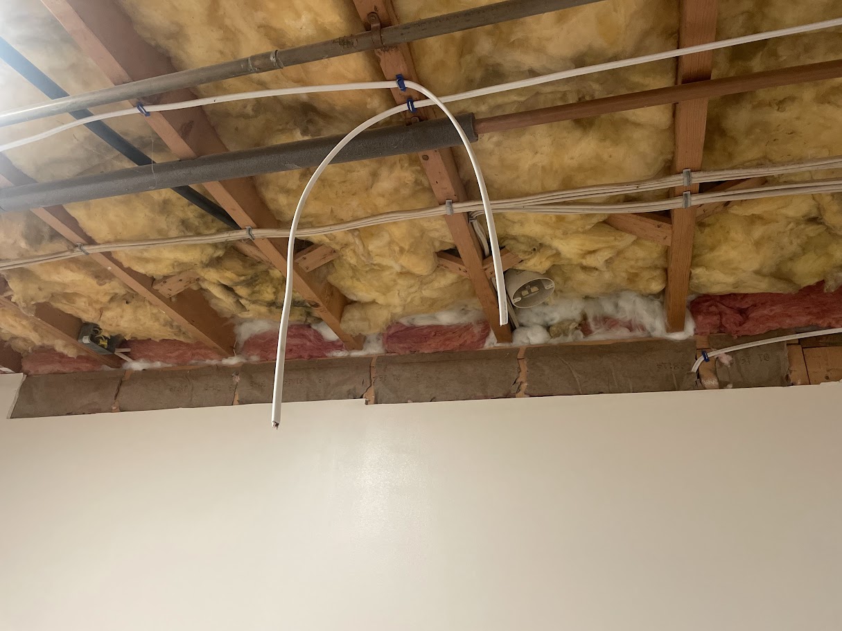 Wiring roughed in image