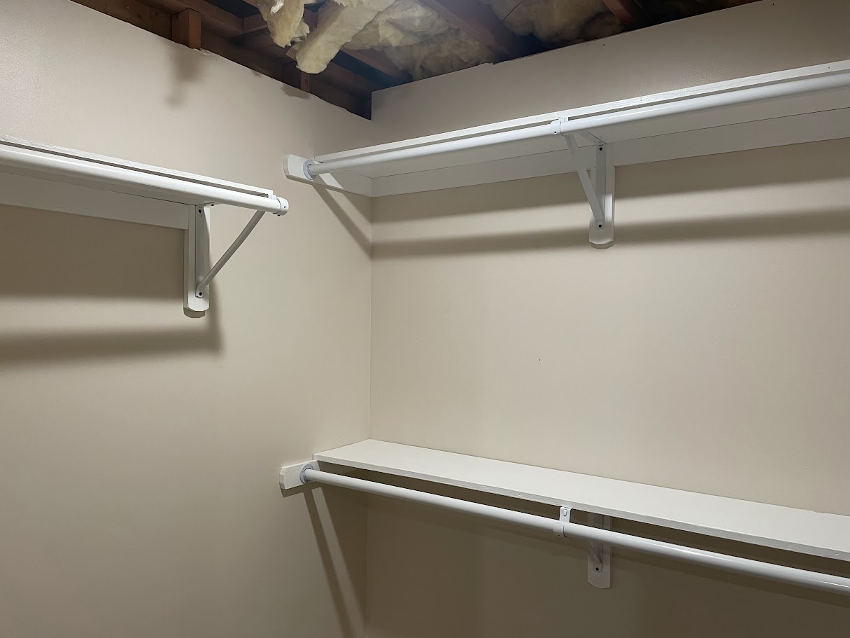 Closet clothes racks image