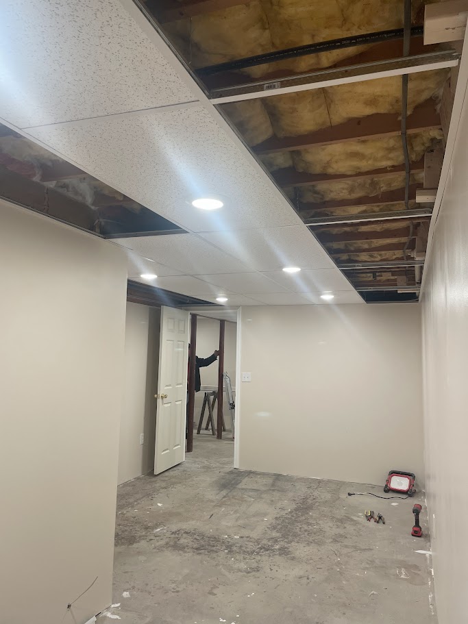 Started the drop celling image